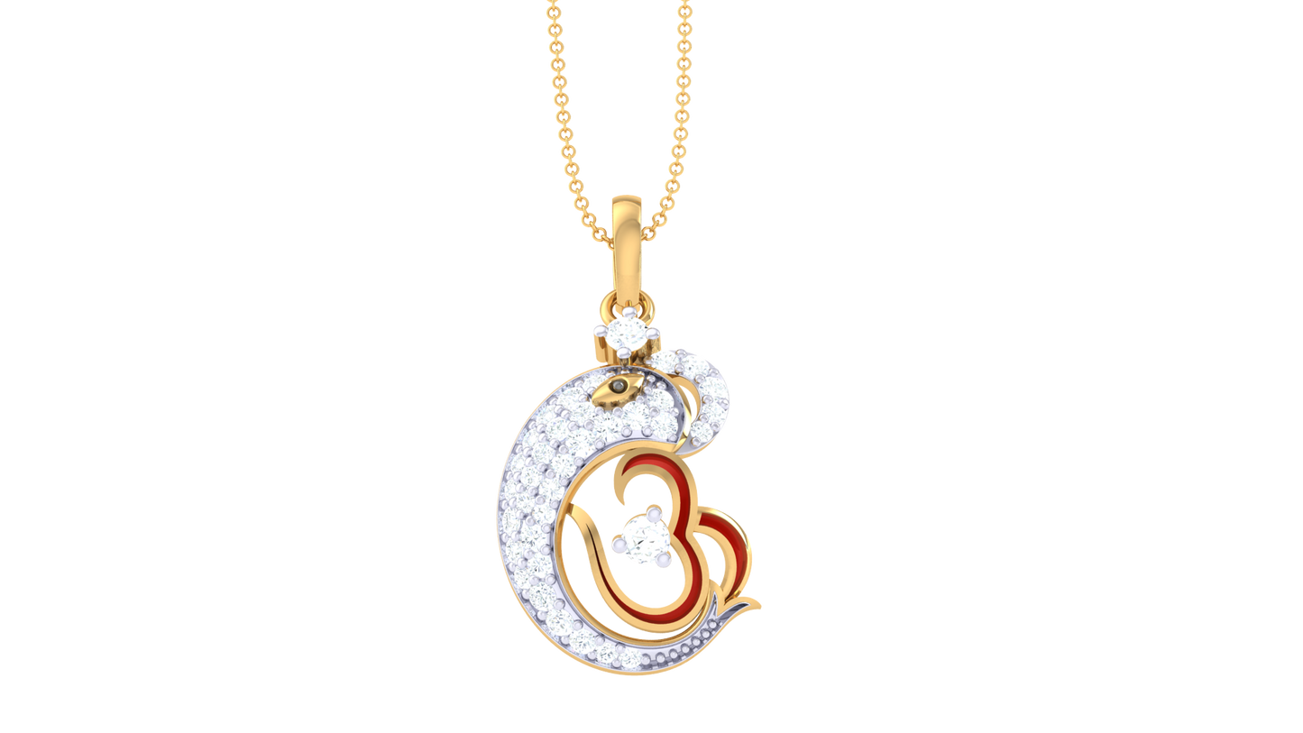 Devotional 0.24 ct Lab Grown Diamond Pendant Without Chain