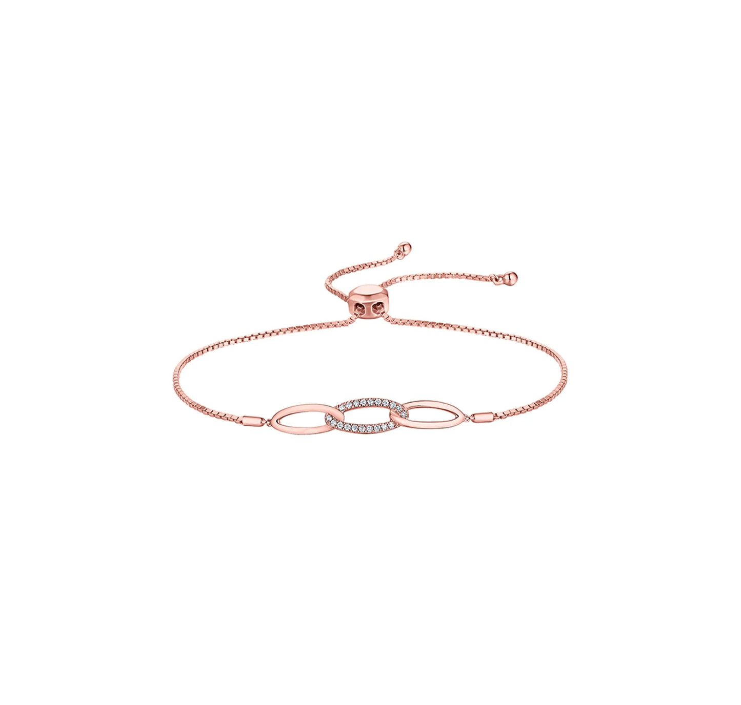 Essentia 0.13 ct Link Bracelet Lab Grown Diamond Bracelet