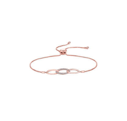 Essentia 0.13 ct Link Bracelet Lab Grown Diamond Bracelet