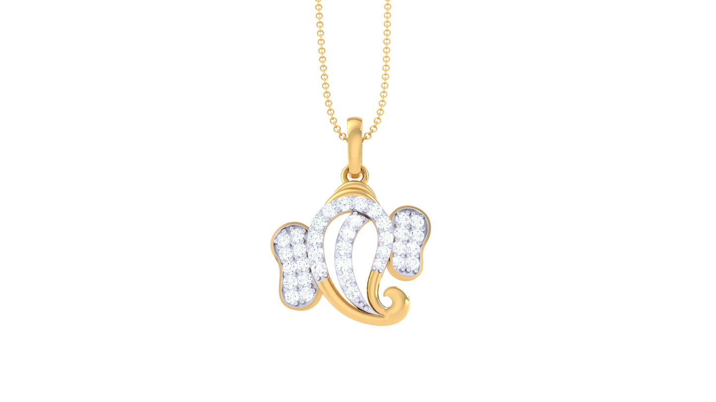 Devotional 0.25 ct Lab Grown Diamond Pendant Without Chain