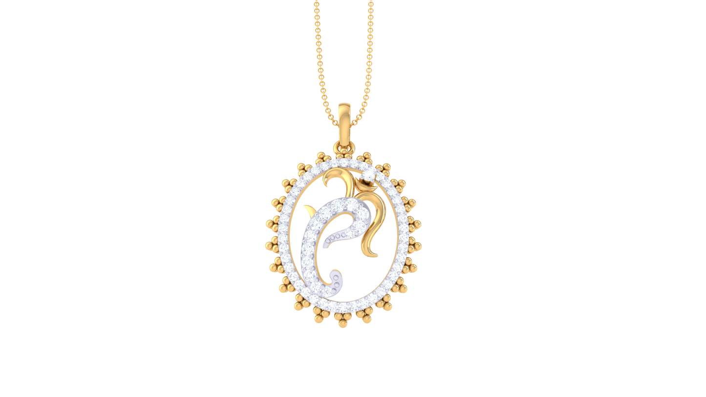 Devotional 0.27 ct Lab Grown Diamond Pendant Without Chain