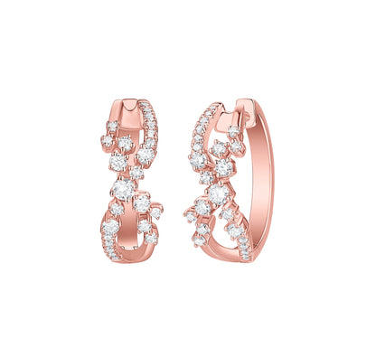 Stellar Sparkle 0.78 ct Lab Grown Diamond Earrings