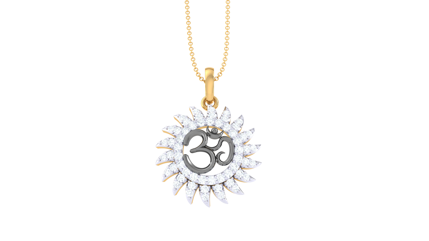 Devotional 0.29 ct Lab Grown Diamond Pendant Without Chain
