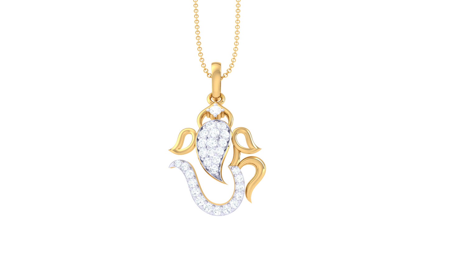 Devotional 0.17 ct Lab Grown Diamond Pendant Without Chain