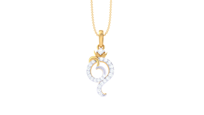 Devotional 0.14 ct Lab Grown Diamond Pendant Without Chain