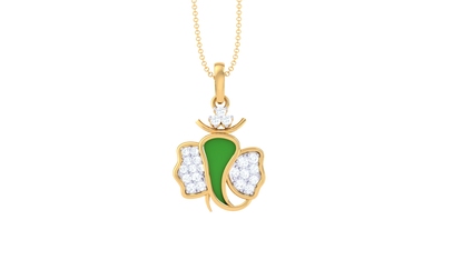 Devotional 0.14 ct Lab Grown Diamond Pendant Without Chain