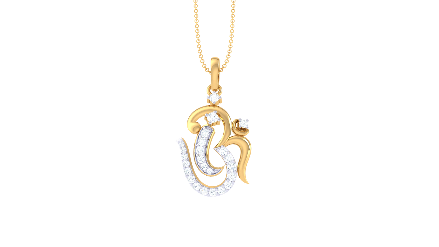 Devotional 0.17 ct Lab Grown Diamond Pendant Without Chain