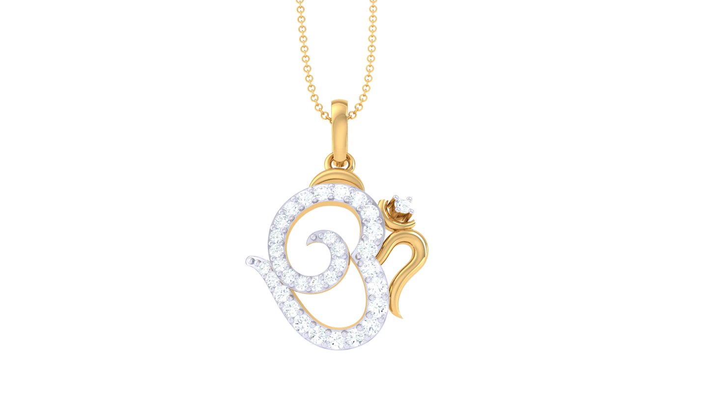 Devotional 0.26 ct Lab Grown Diamond Pendant Without Chain