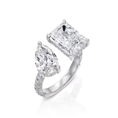 Solitaire 3.40 ct Lab Grown Diamond Ring