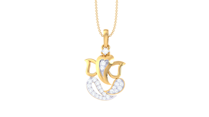 Devotional 0.12 ct Lab Grown Diamond Pendant Without Chain