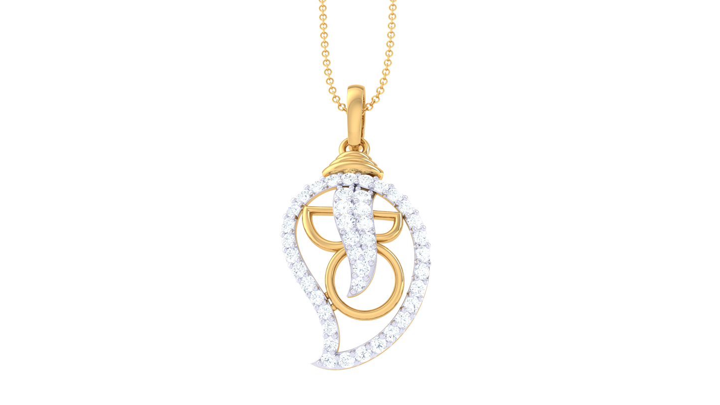 Devotional 0.28 ct Lab Grown Diamond Pendant Without Chain