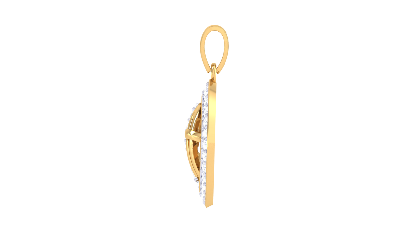 Devotional 0.27 ct Lab Grown Diamond Pendant Without Chain