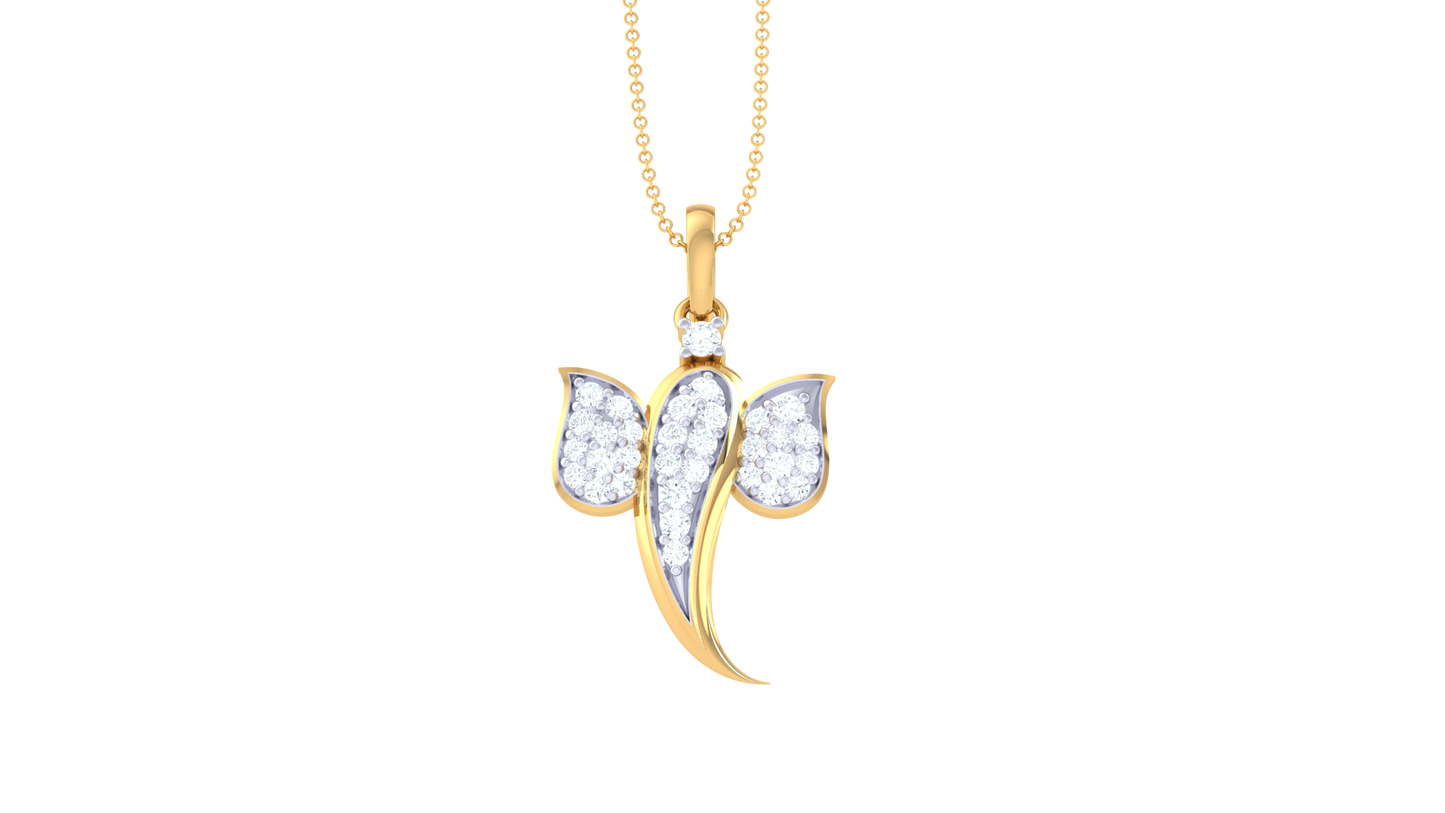 Devotional 0.22 ct Lab Grown Diamond Pendant Without Chain