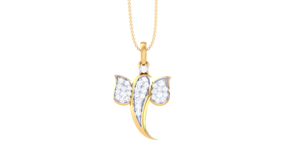 Devotional 0.22 ct Lab Grown Diamond Pendant Without Chain