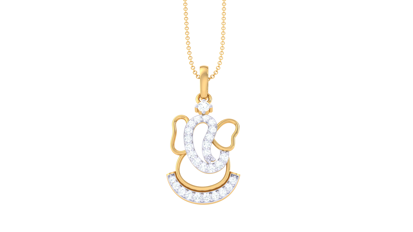 Devotional 0.15 ct Lab Grown Diamond Pendant Without Chain