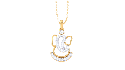 Devotional 0.15 ct Lab Grown Diamond Pendant Without Chain