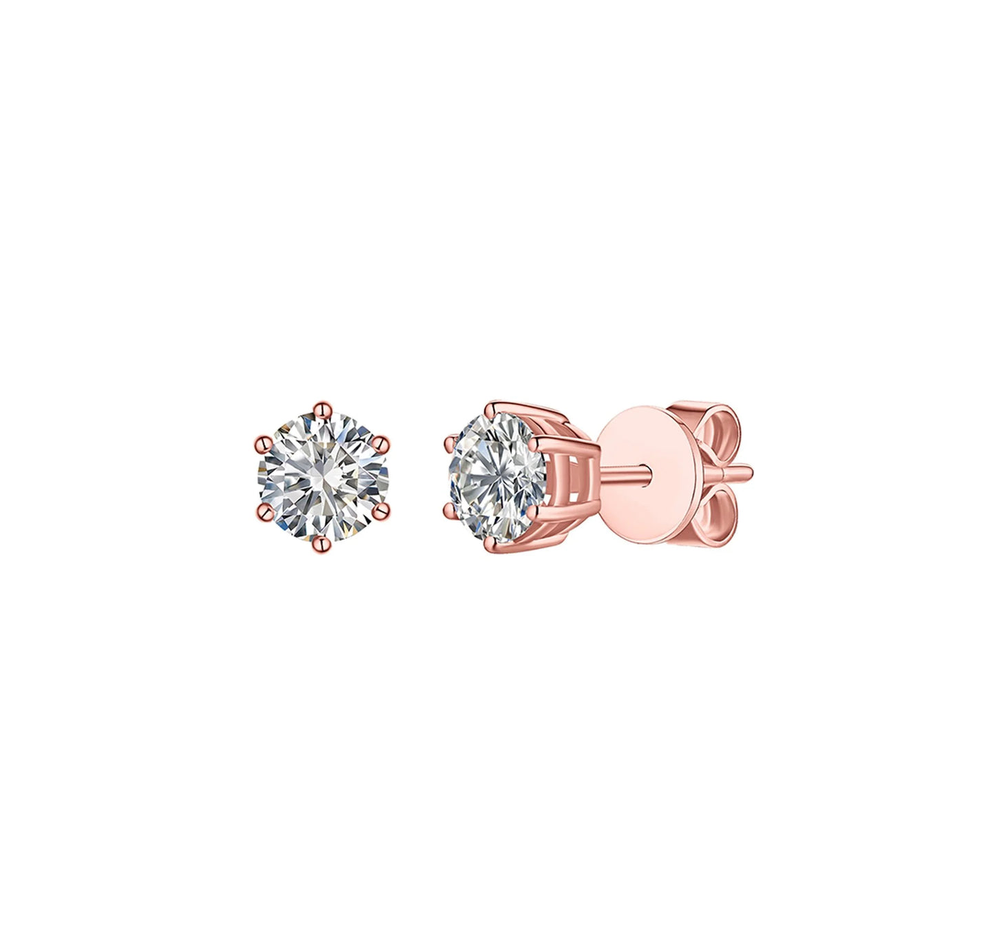 Solitaire 1.00 ct Lab Grown Diamond Earrings