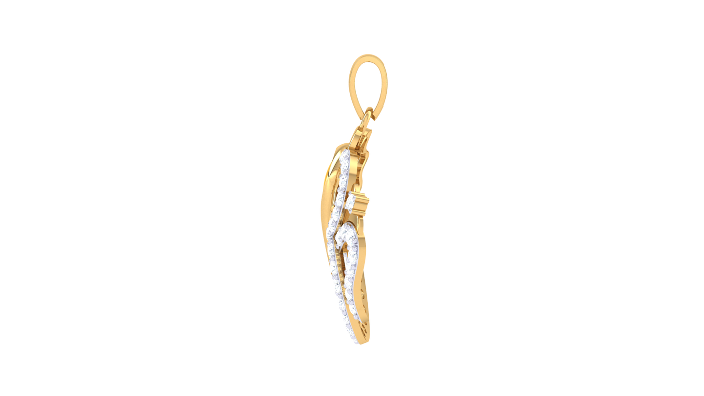 Devotional 0.29 ct Lab Grown Diamond Pendant Without Chain
