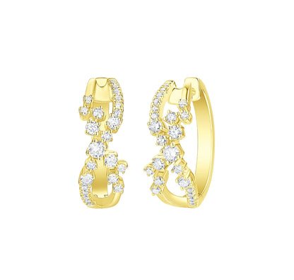 Stellar Sparkle 0.78 ct Lab Grown Diamond Earrings