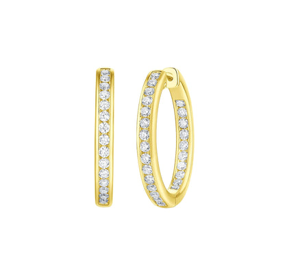 Essentia Channel 1.70 ct Lab Grown Diamond Earrings