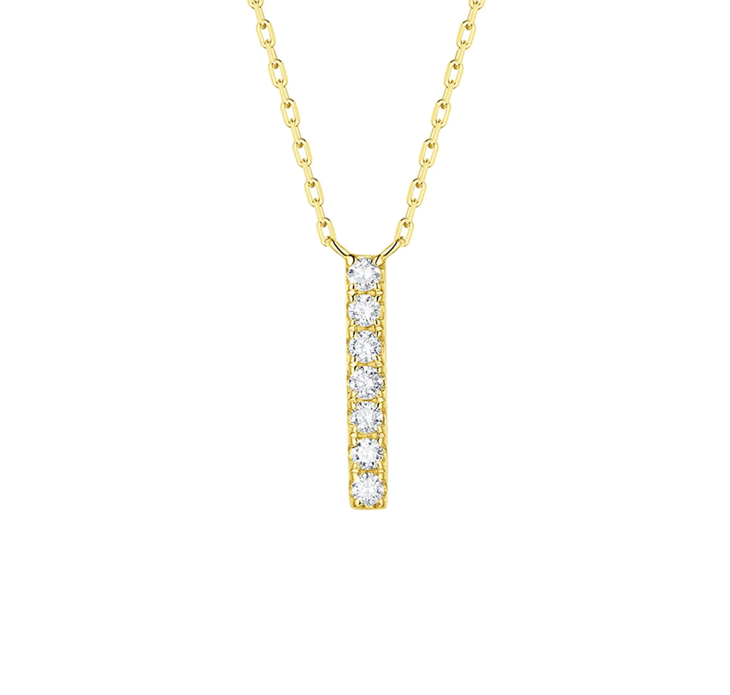 Charm 0.11ct “I” Lab Grown Diamond Pendant