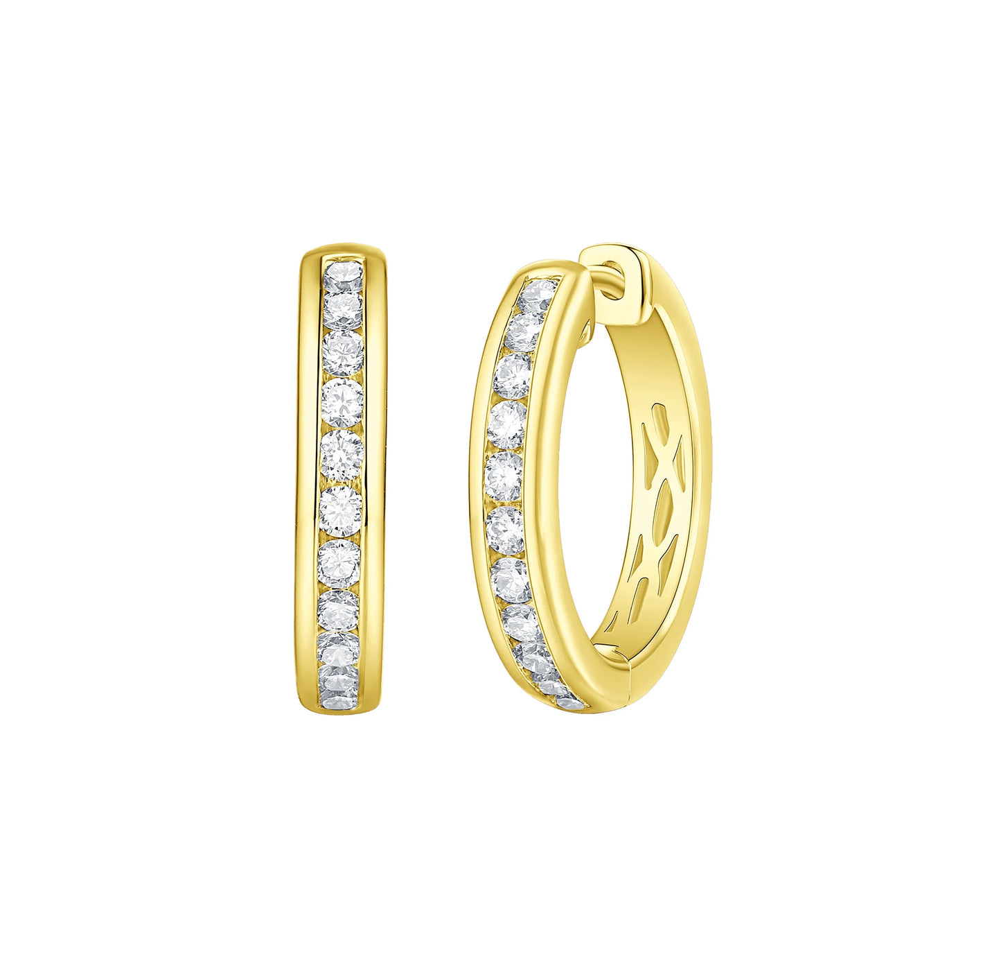 Essentia Channel 0.75 ct Lab Grown Diamond Earrings