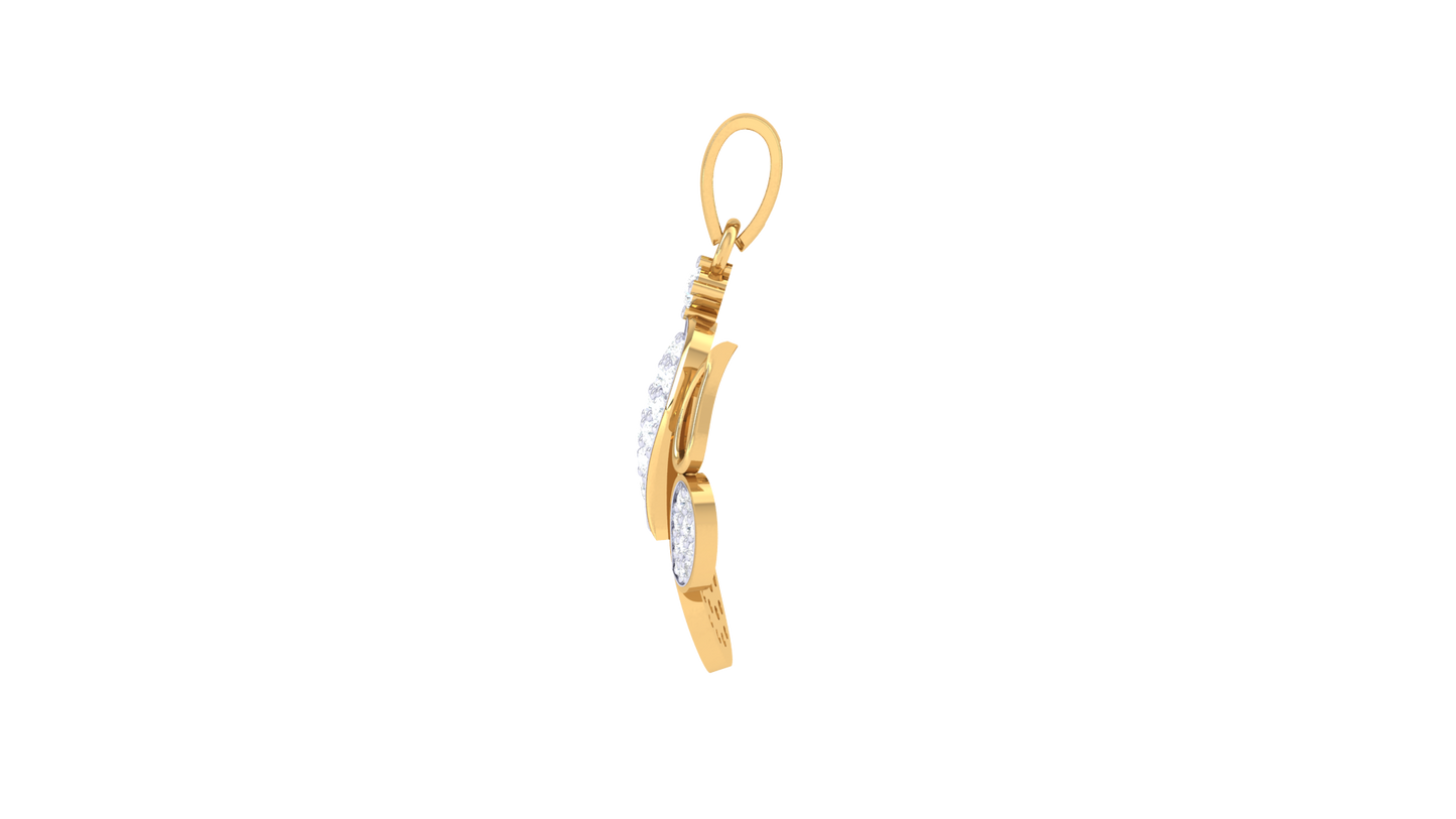 Devotional 0.25 ct Lab Grown Diamond Pendant Without Chain