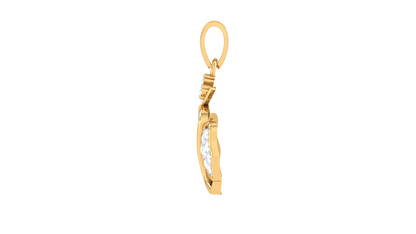 Devotional 0.14 ct Lab Grown Diamond Pendant Without Chain