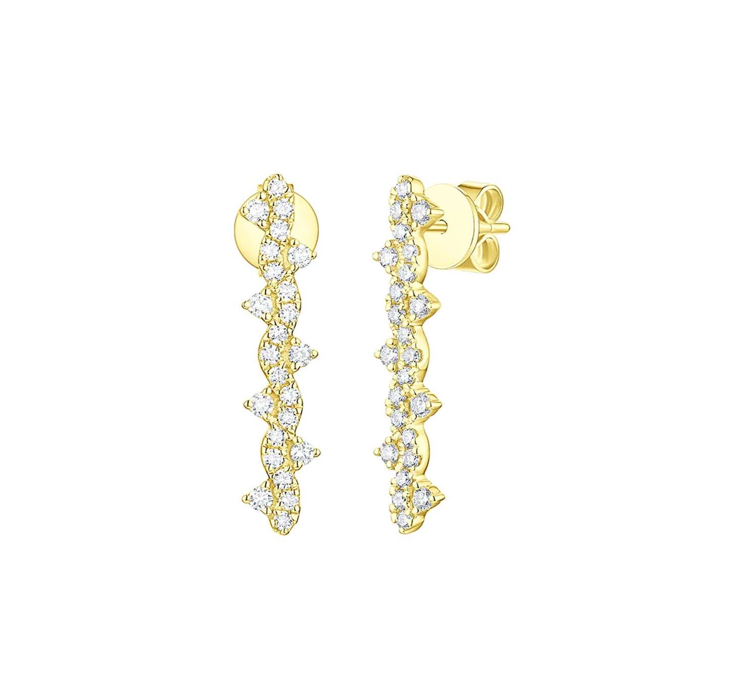Stellar Sparkle 0.51 ct Lab Grown Diamond Earrings