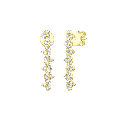 Stellar Sparkle 0.51 ct Lab Grown Diamond Earrings