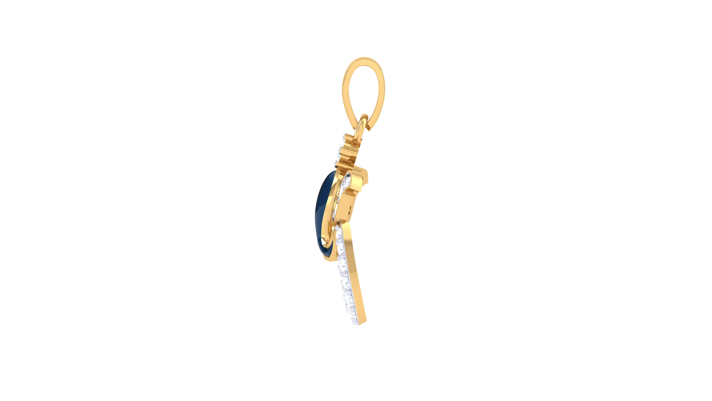 Devotional 0.15 ct Lab Grown Diamond Pendant Without Chain
