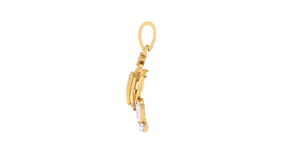 Devotional 0.12 ct Lab Grown Diamond Pendant Without Chain