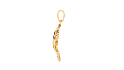 Devotional 0.11 ct Lab Grown Diamond Pendant Without Chain
