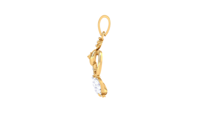 Devotional 0.20 ct Lab Grown Diamond Pendant Without Chain