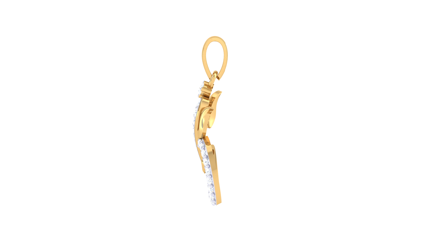 Devotional 0.15 ct Lab Grown Diamond Pendant Without Chain