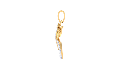 Devotional 0.15 ct Lab Grown Diamond Pendant Without Chain