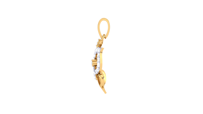 Devotional 0.15 ct Lab Grown Diamond Pendant Without Chain