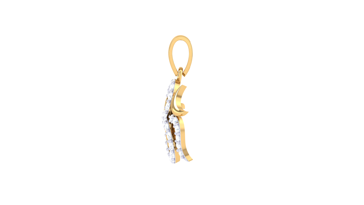 Devotional 0.16 ct Lab Grown Diamond Pendant Without Chain