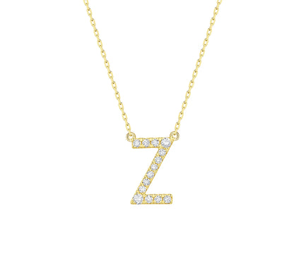 Personalised 0.21 ct “Z” Lab Grown Diamond Pendant
