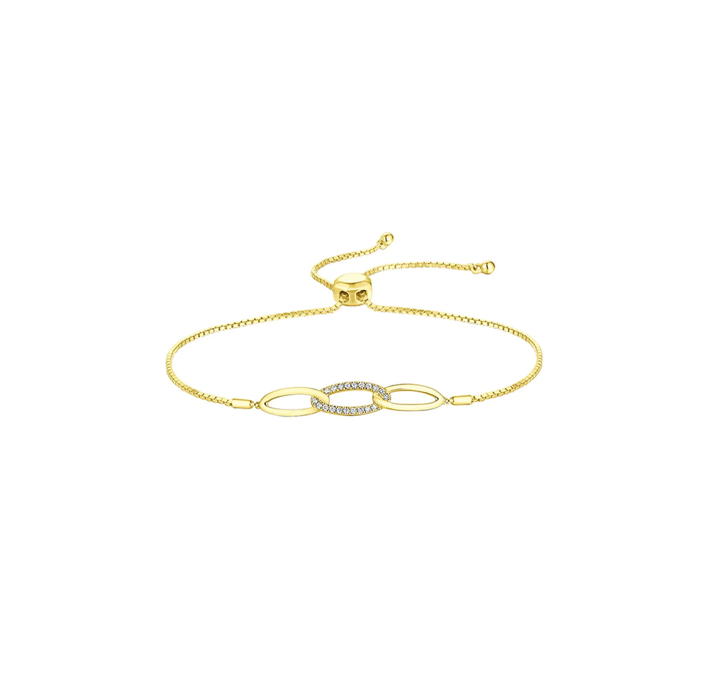 Essentia 0.13 ct Link Bracelet Lab Grown Diamond Bracelet