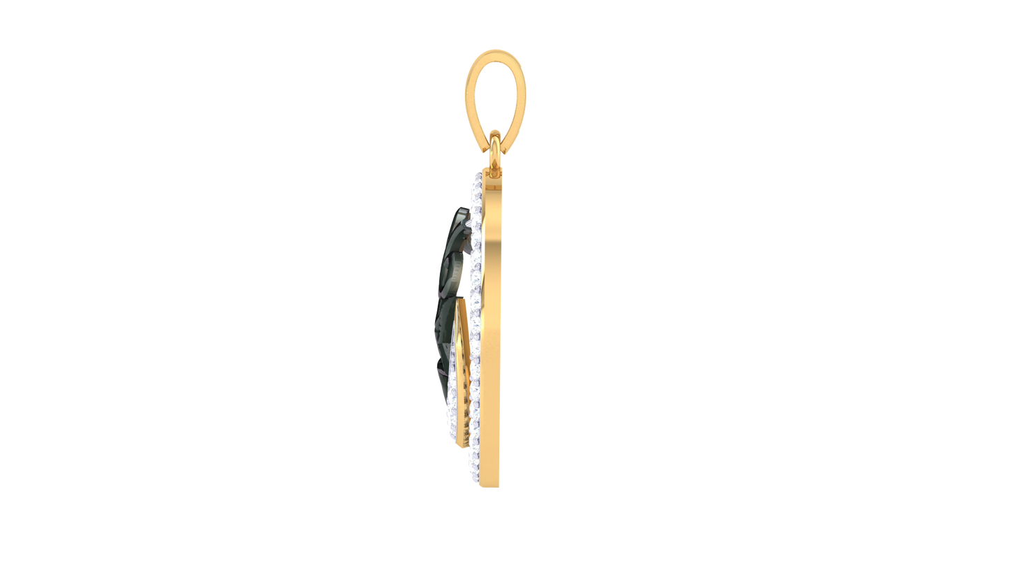Devotional 0.21 ct Lab Grown Diamond Pendant Without Chain