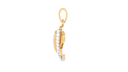Devotional 0.16 ct Lab Grown Diamond Pendant Without Chain