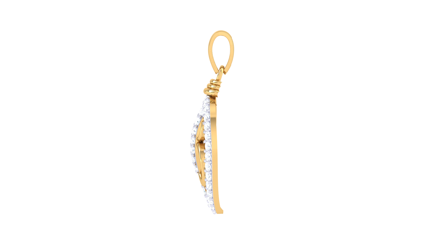 Devotional 0.28 ct Lab Grown Diamond Pendant Without Chain