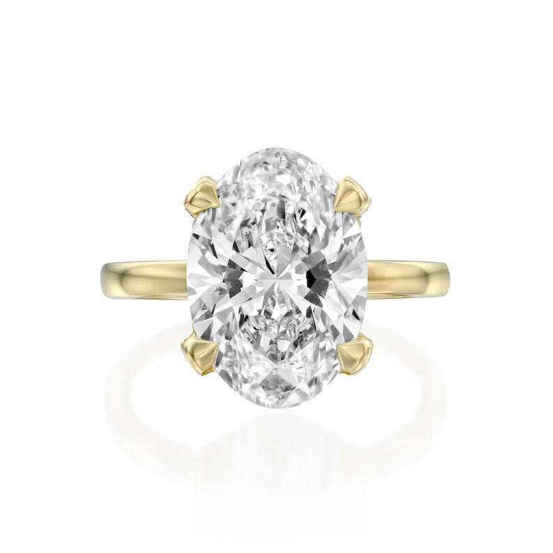 Solitaire Oval 1.50 ct Lab Grown Diamond Ring