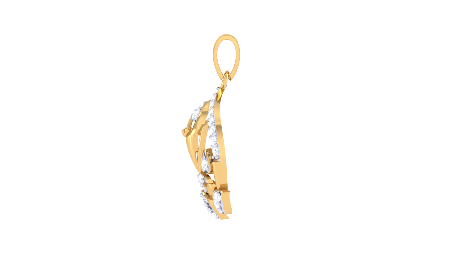 Devotional 0.21 ct Lab Grown Diamond Pendant Without Chain