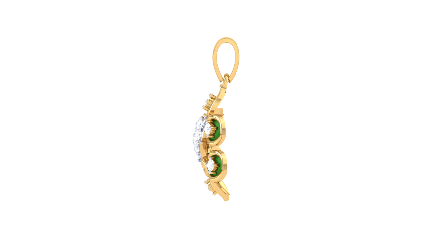 Devotional 0.11 ct Lab Grown Diamond Pendant Without Chain