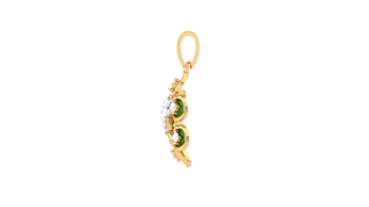 Devotional 0.11 ct Lab Grown Diamond Pendant Without Chain