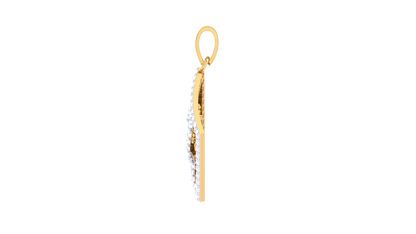 Devotional 0.37 ct Lab Grown Diamond Pendant Without Chain