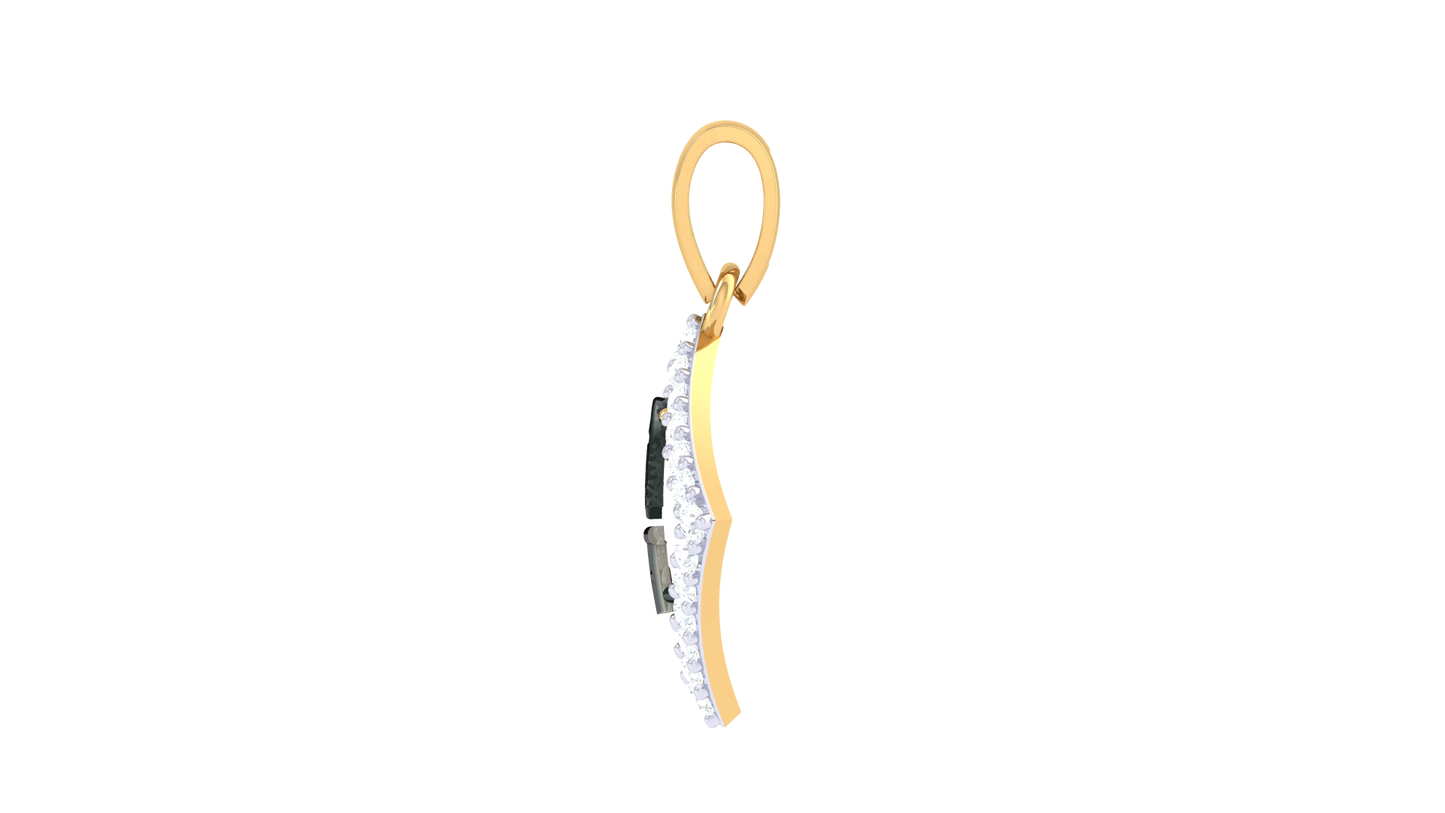 Devotional 0.15 ct Lab Grown Diamond Pendant Without Chain