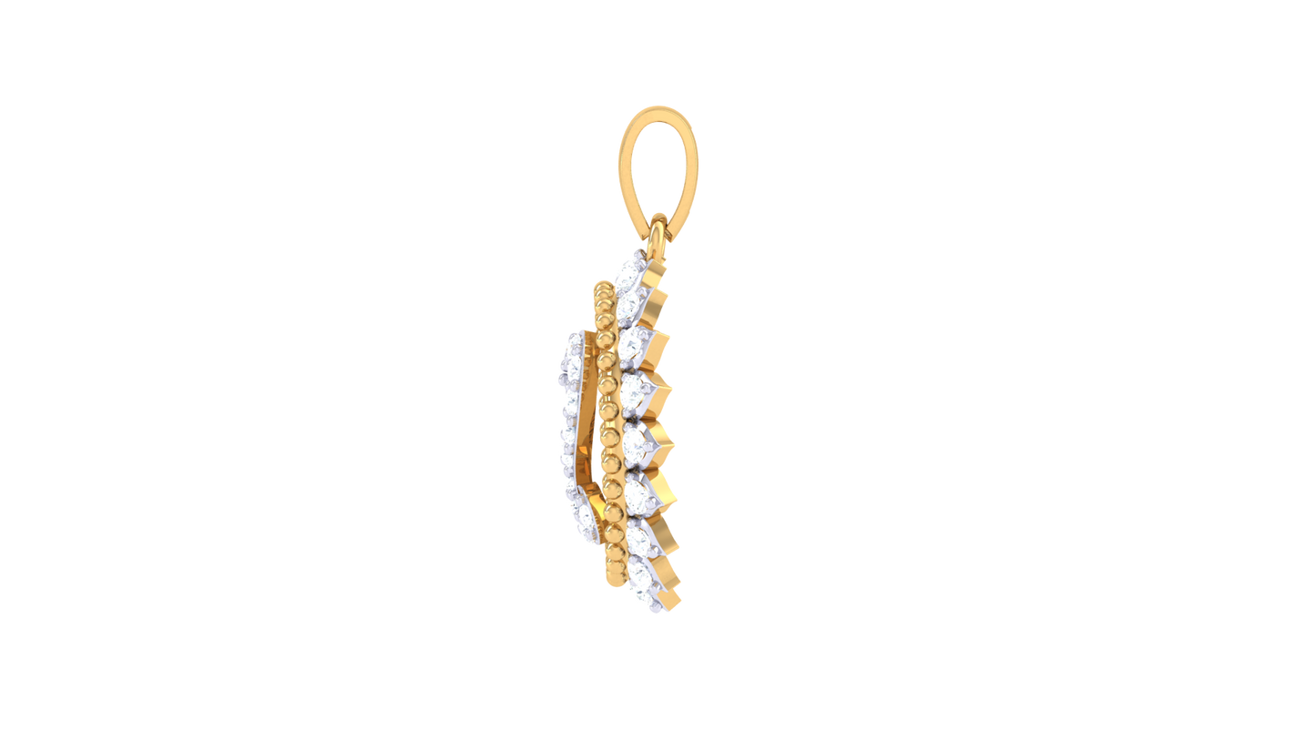 Devotional 0.32 ct Lab Grown Diamond Pendant Without Chain